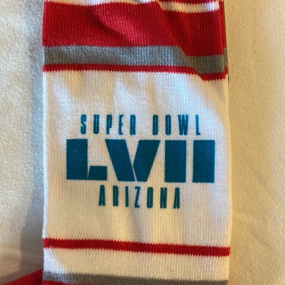 NEW WITH TAG SUPERBOWL LVII SOCKS - Picture 2 of 7